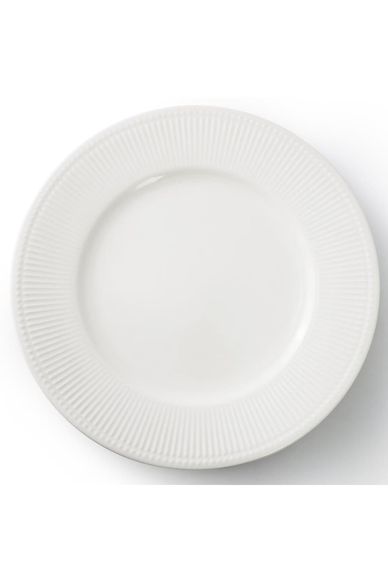 Gretel 6 Piece Round Stoneware Dinner Plate Set White, Alternate, color, White