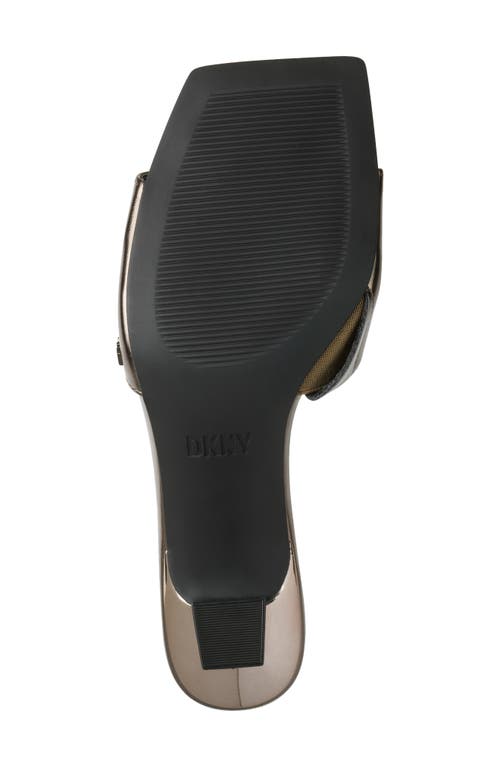 Dkny Kailyn Slide Sandal In Metallic