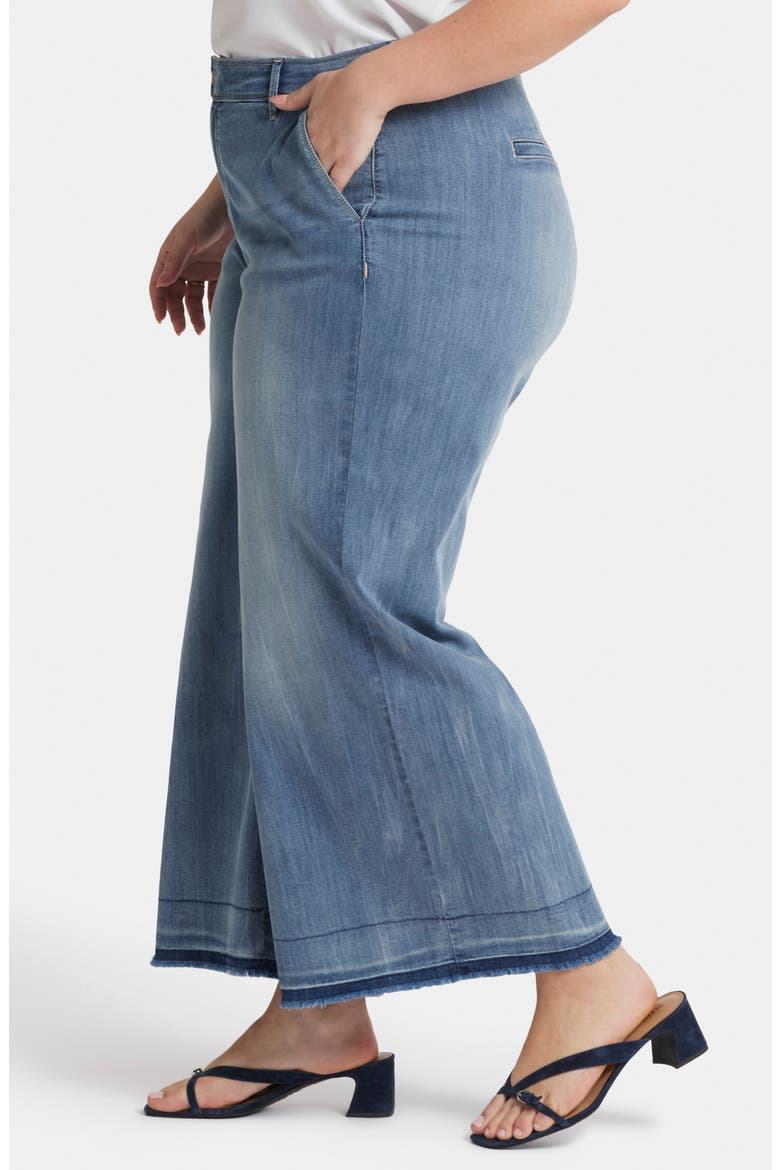 Mona High Waist Ankle Wide Leg Trouser Jeans, Alternate, color, STATE