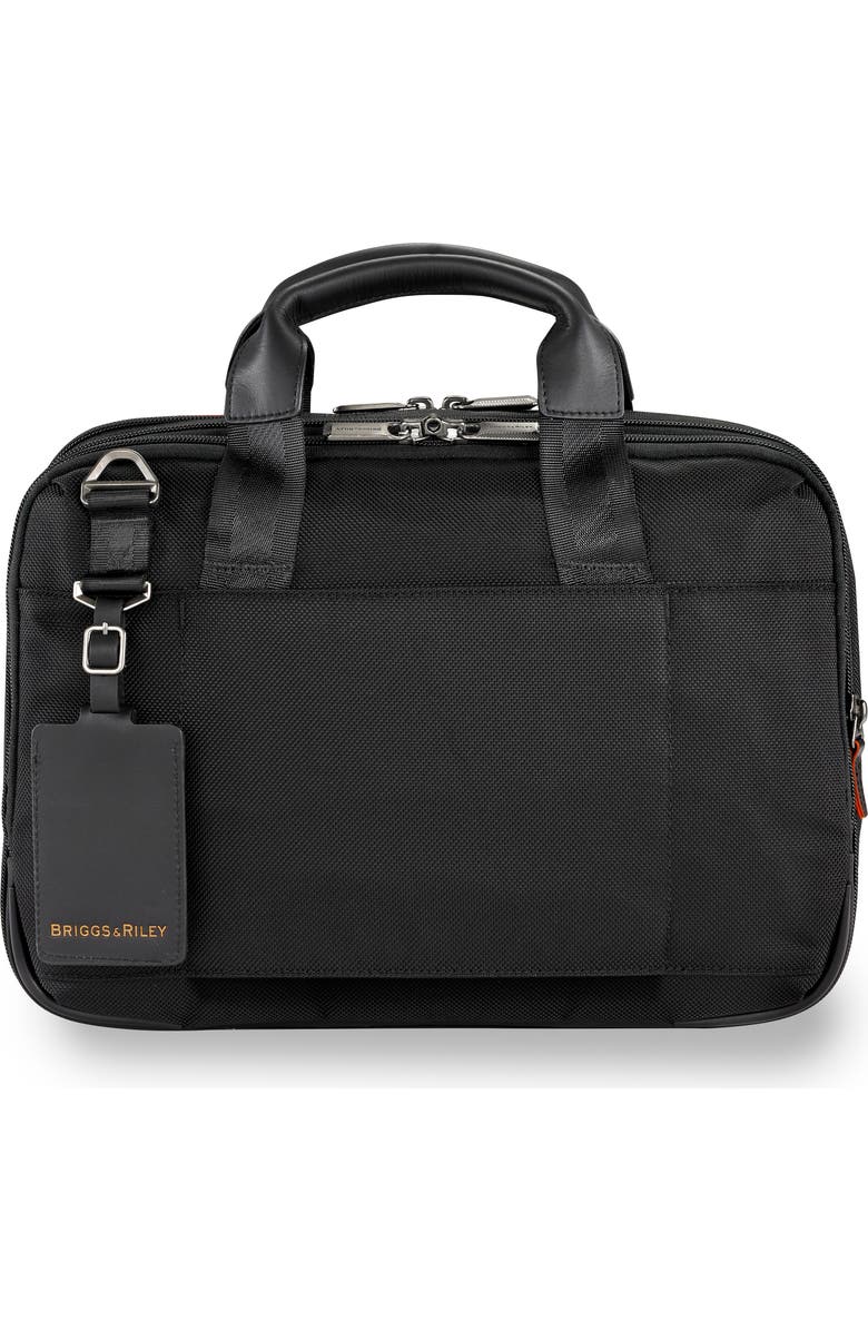 Briggs & Riley @work Small Expandable Ballistic Nylon Laptop Briefcase with RFID Pocket, Alternate, color,