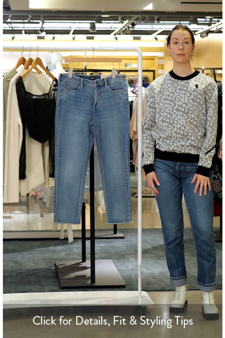 Sheri Fray Hem Ankle Slim Jeans video
