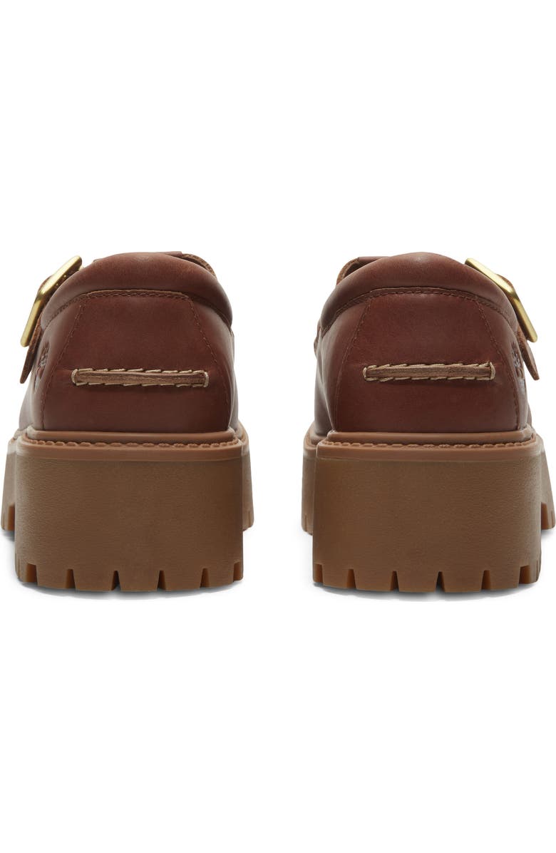 Timberland Stone Street Buckle Platform Shoe, Alternate, color, Rust Full Grain