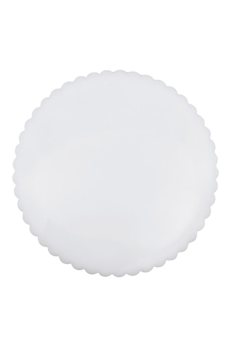 Scalloped Set of 4 Placemats, Main, color, WHITE