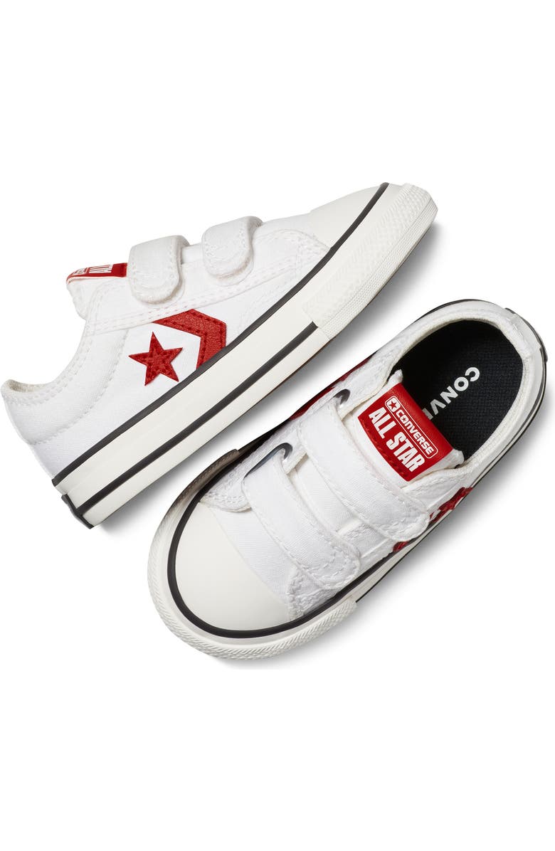 Converse Kids' Star Player 76 2V Oxford Sneaker, Alternate, color, White/ Red/ White