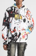 RtA Dion Graffiti Logo Graphic Hoodie