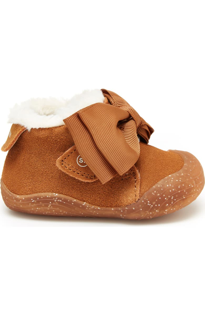 Stride Rite Campbell Faux Fur Glitter Bootie, Alternate, color,