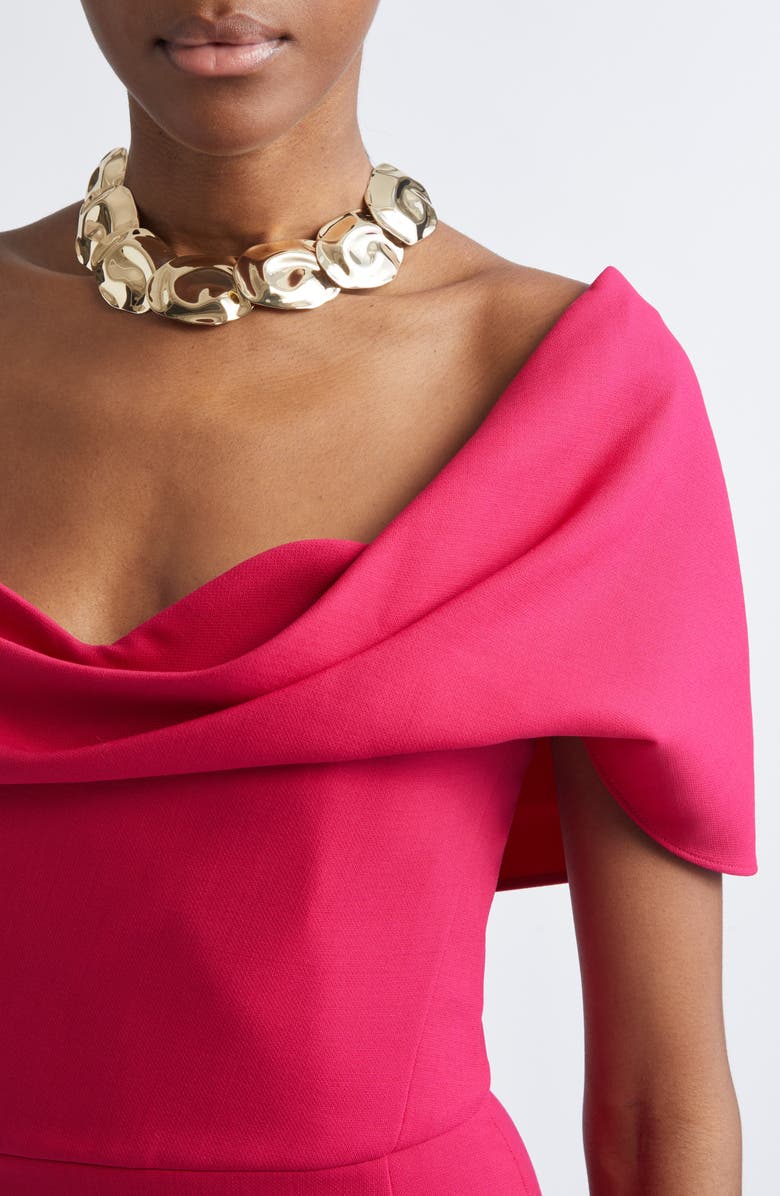 Carolina Herrera Sculptural Statement Necklace, Alternate, color, Gold