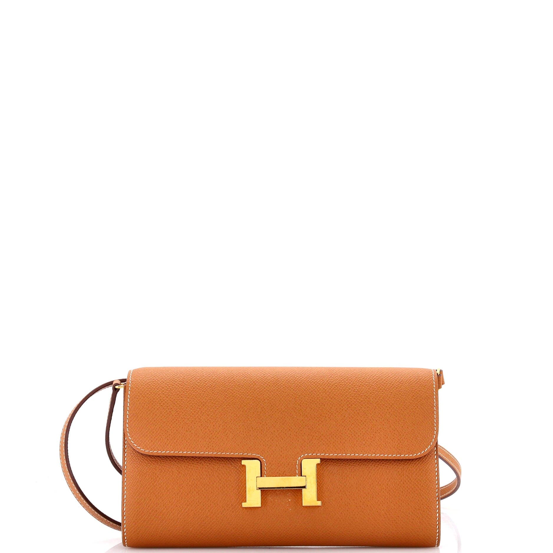 Pre-Owned Hermes Constance To Go Wallet Epsom, Main, color, 
