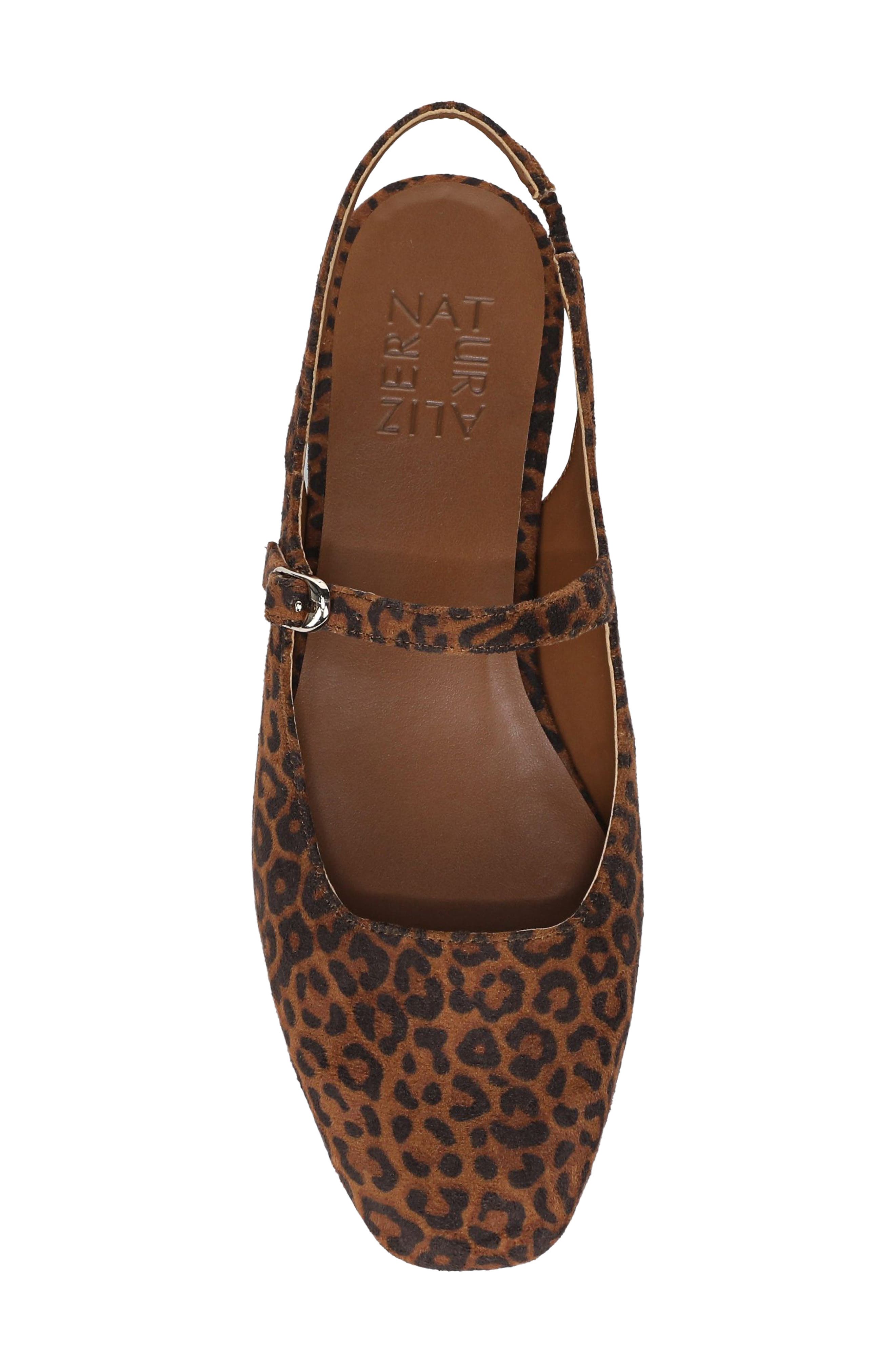 Anikka Mary Jane Slingback Flat, Alternate, color, DARK CHESTNUT