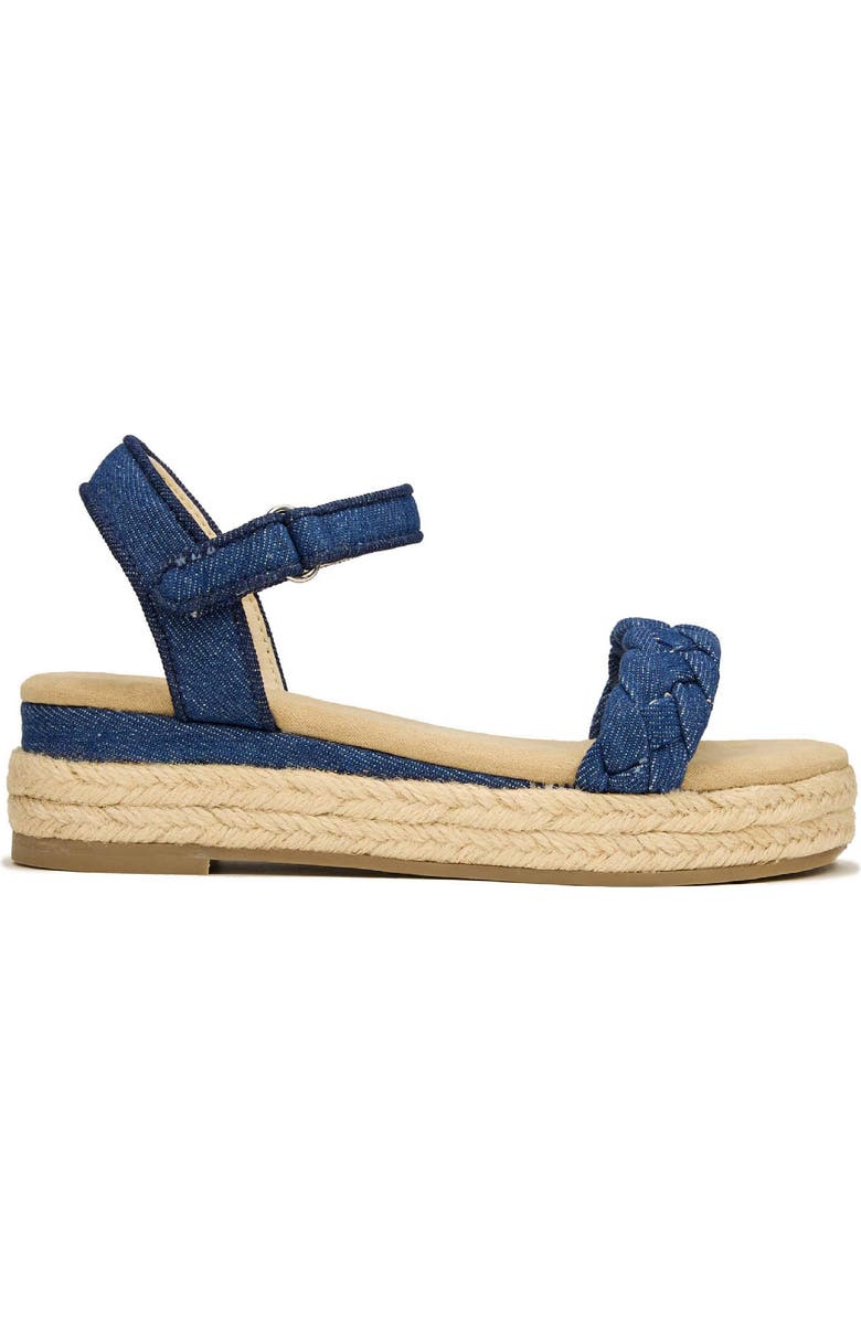 Yosi Samra Kids' Miss April Espadrille Ankle Strap Platform Wedge Sandal, Alternate, color,