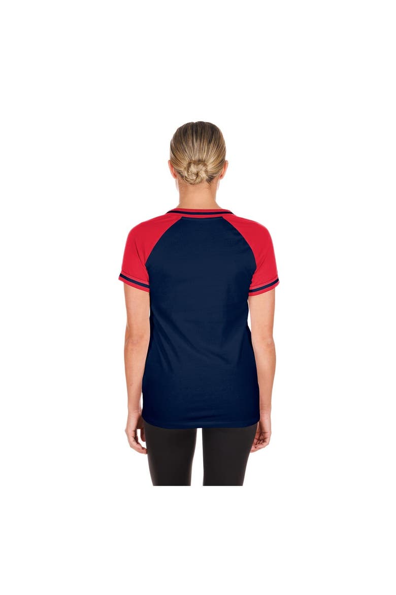 Women's New Era  Navy Boston Red Sox Gameday V-Neck T-Shirt, Alternate, color, Navy