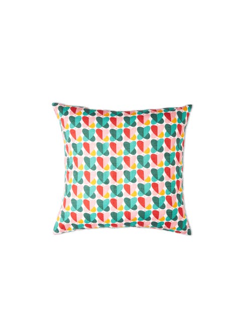 La Doublej Cushion (55x55) Farfalle Multicolor In Farfalle Multicolor