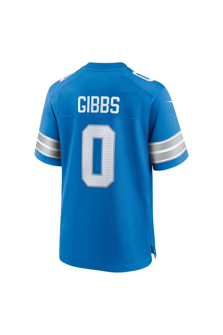 Men's Nike Jahmyr Gibbs Blue Detroit Lions Game Player Jersey, Alternate, color, Blue