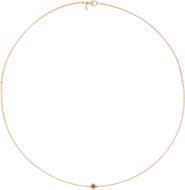 Eloise Jewelry Moon Necklace with Natural Gemstones. Handmade in Italy