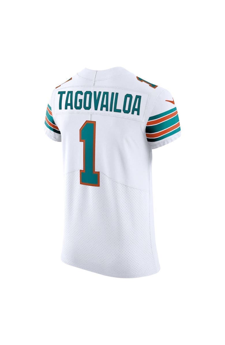 Nike Men's Nike Tua Tagovailoa White Miami Dolphins Vapor Elite Jersey, Alternate, color, 