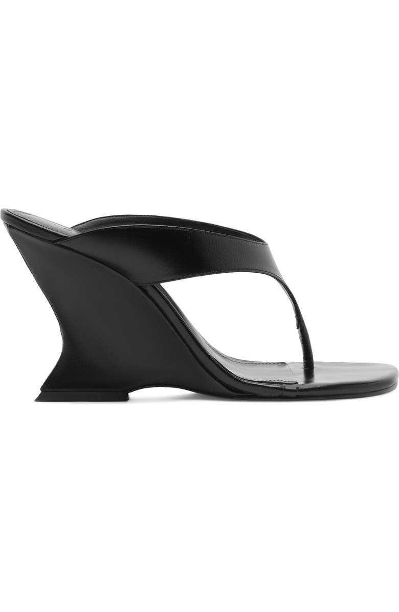 Schutz Maya Wedge Sandal, Alternate, color, Black