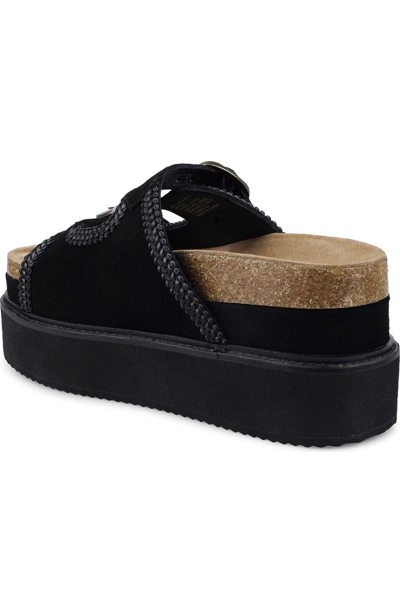 ZIGI Platform Sandal, Alternate, color, Black Suede