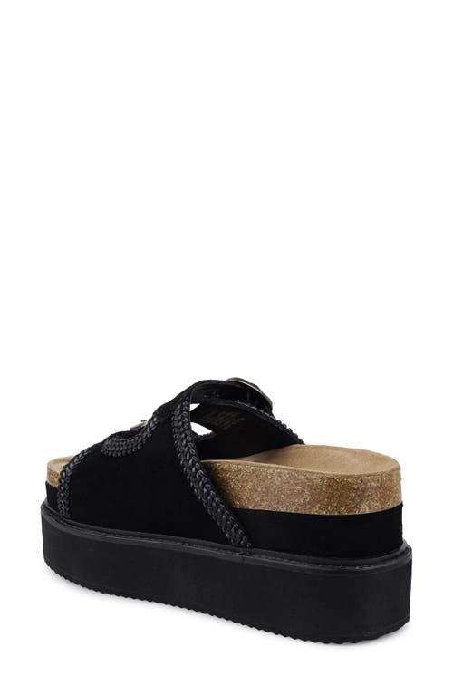 Zigi Platform Sandal In Black