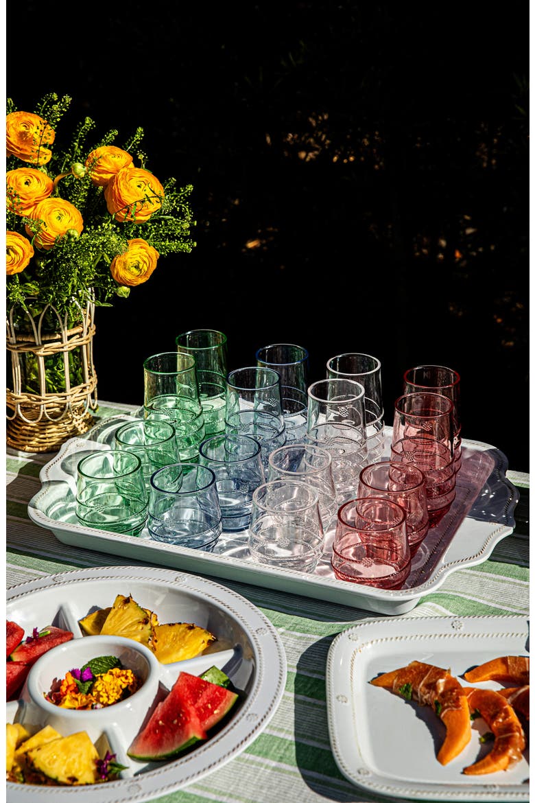 Berry and Thread Rectangular Melamine Serving Tray, Alternate, color, WHITEWASH