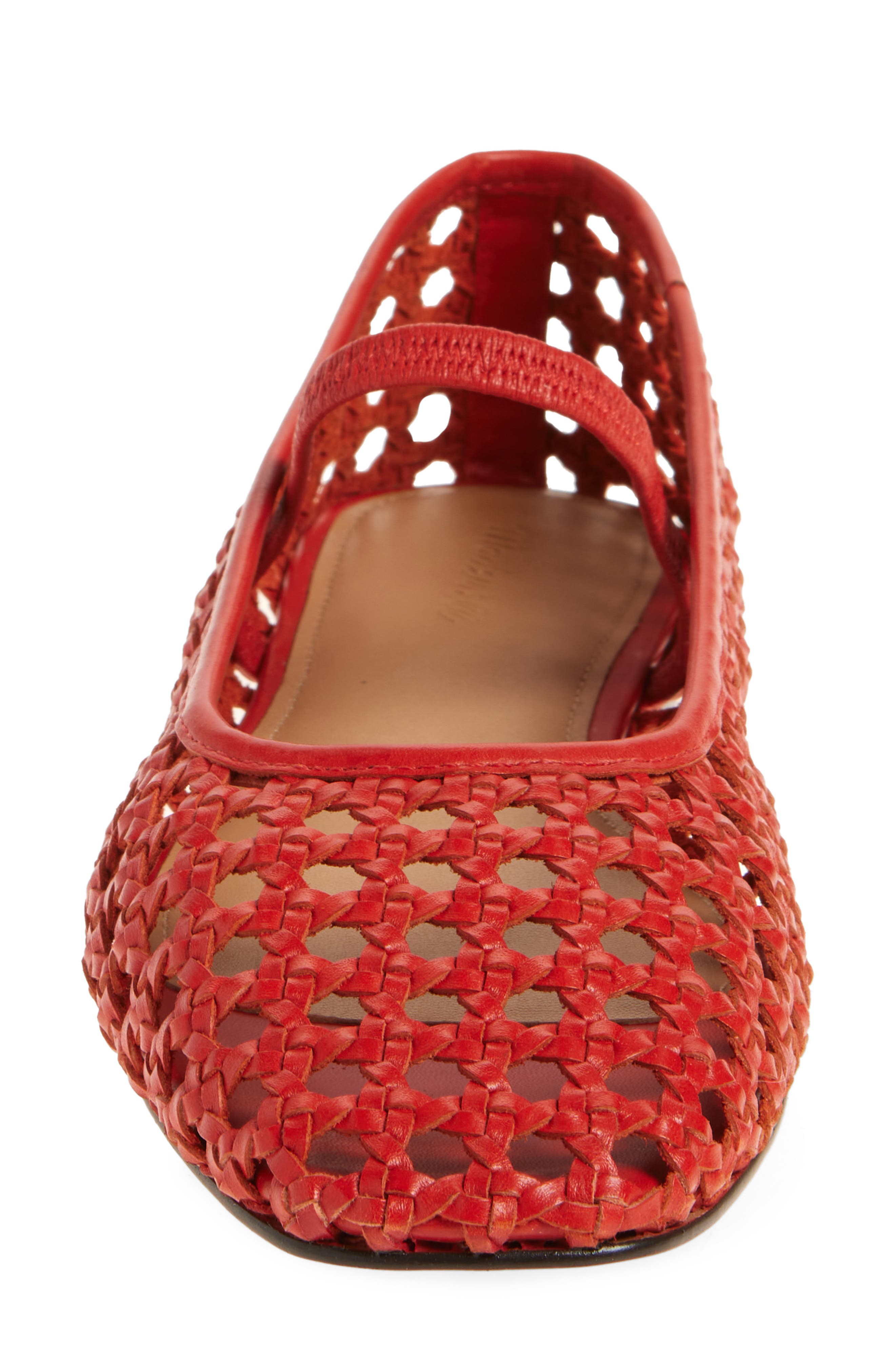 Madewell The Greta Open-Weave Ballet Flat, Alternate, color, Southwestern Clay