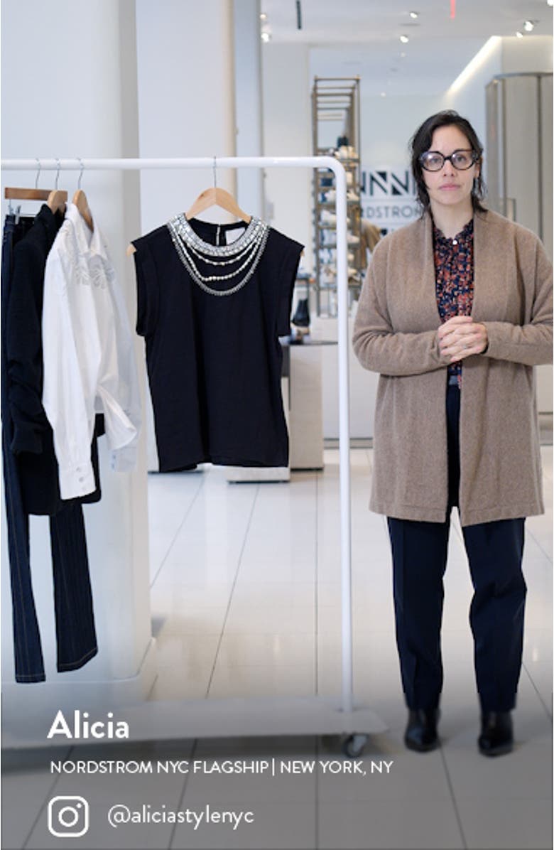 Bella Rhinestone Detail Cotton Top, sales video thumbnail