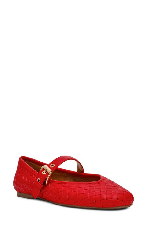 Mulaney Woven Mary Jane Flat