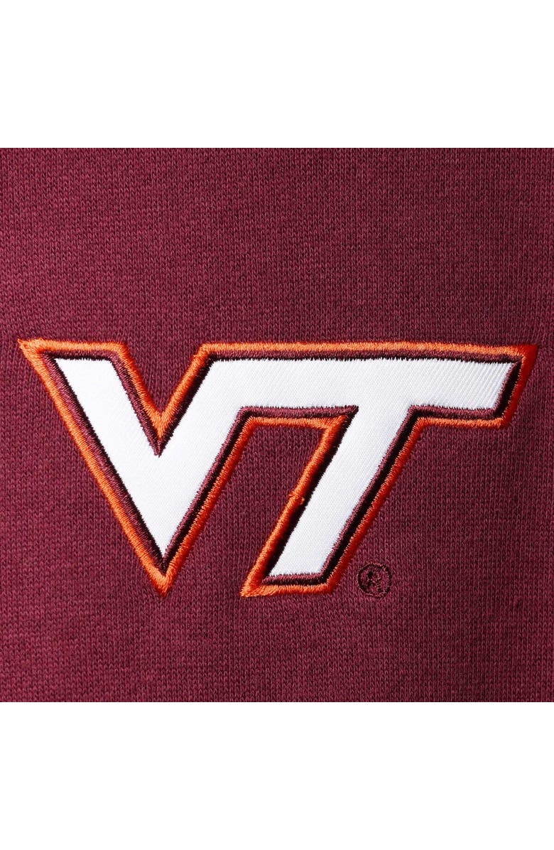 COLOSSEUM Men's Colosseum Maroon Virginia Tech Hokies Tortugas Logo Quarter-Zip Jacket, Alternate, color, Maroon