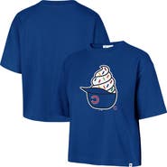'47 Women's '47  Royal Chicago Cubs Ice Cream Helmet T-Shirt