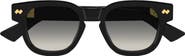 Bottega Veneta 48mm Small Round Sunglasses