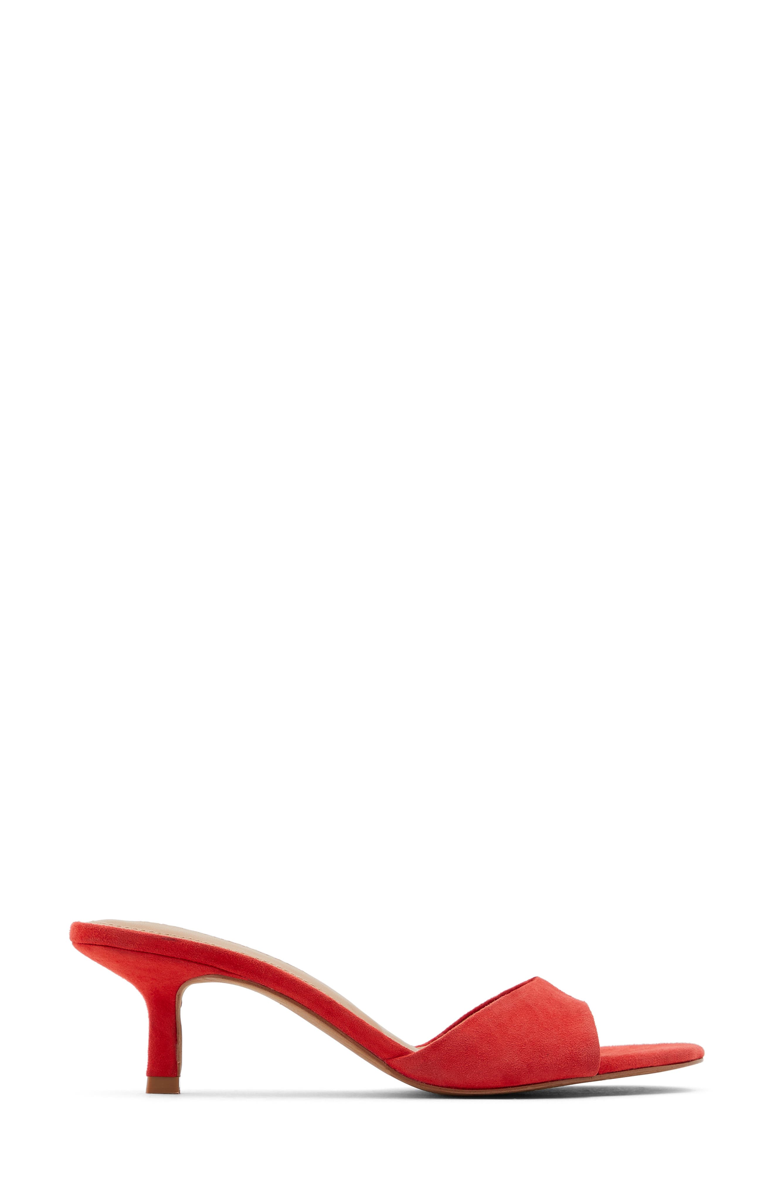 Paige Kitten Heel Sandal, Alternate, color, RED LEATHER