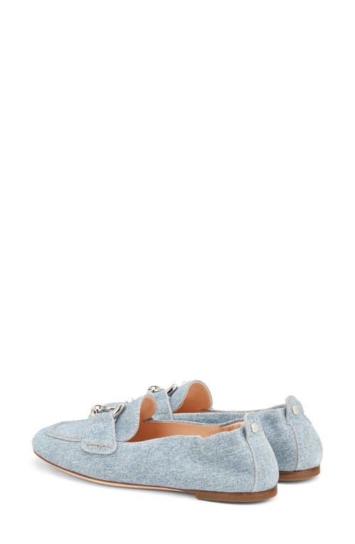 Agl Attilio Giusti Leombruni Sheryl Denim Loafer In Jeans-silver