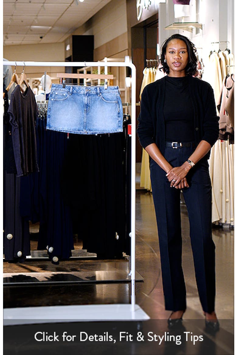 Piper Denim Micro Miniskirt video