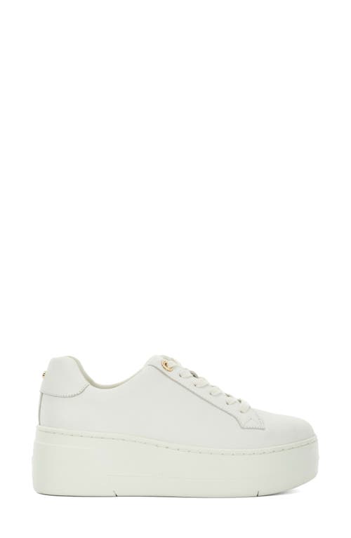 Dune London Episode Platform Sneaker In White