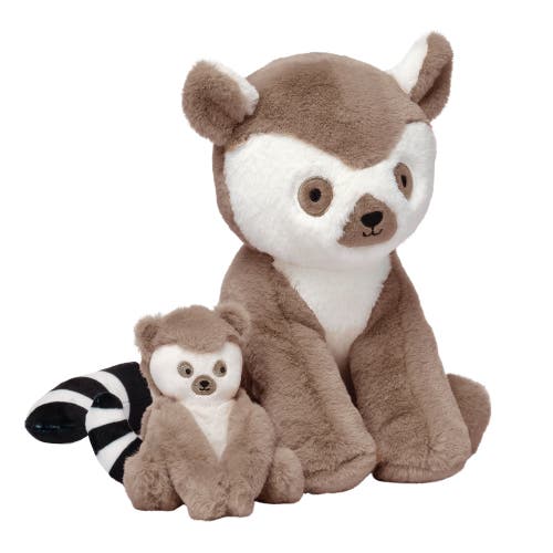 Lambs & Ivy Enchanted Safari Plush Stuffed Animal Lemurs/monkeys- Koko & Kaylee In Brown