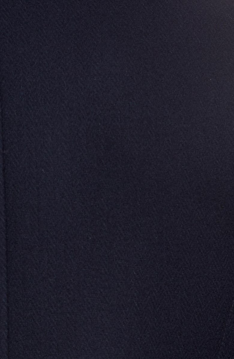 Ted Baker London 'Ossain' Herringbone Double Breasted Peacoat, Alternate, color,