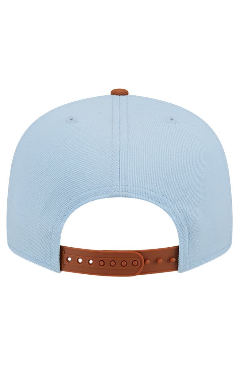 New Era Men's New Era Light Blue/Brown Memphis Grizzlies 2-Tone Color Pack 9FIFTY Snapback Hat, Alternate, color, 