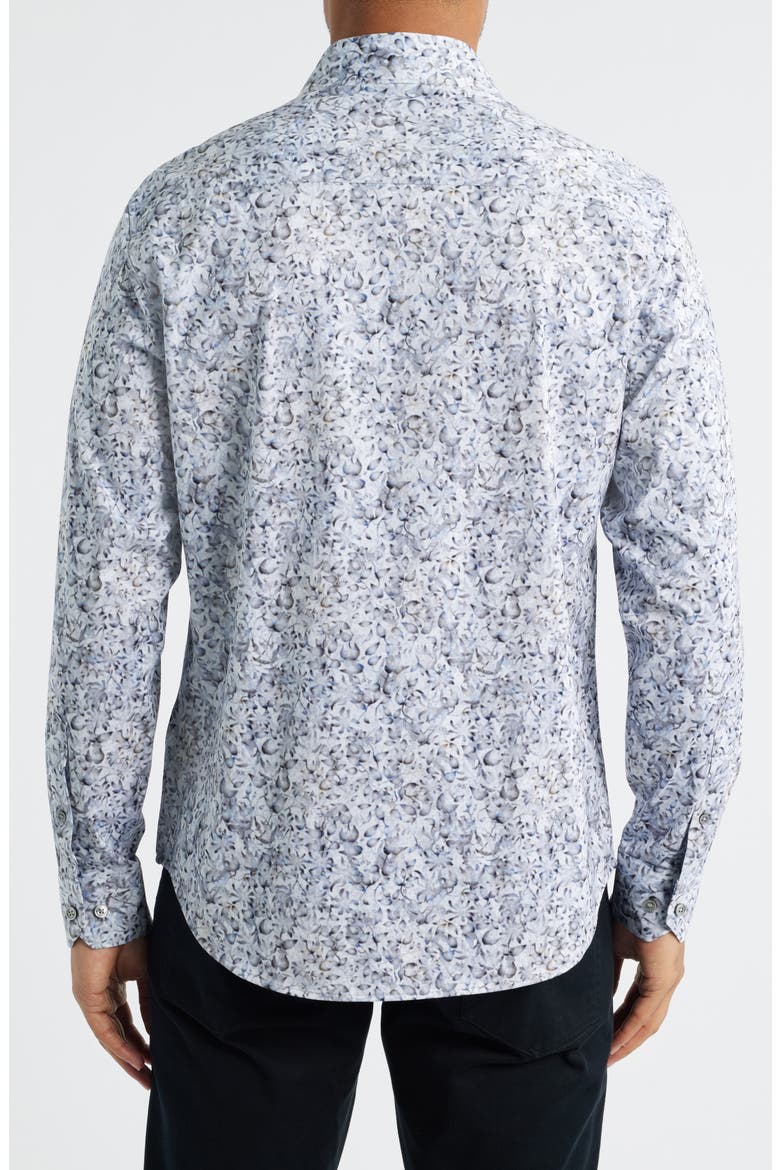 Jimmy OoohCotton® Floral Button-Up Shirt, Alternate, color, PLATINUM