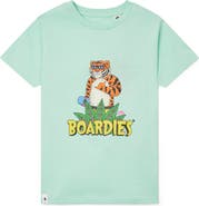 Boardies Kids' Tiger Logo Cotton Graphic Tee