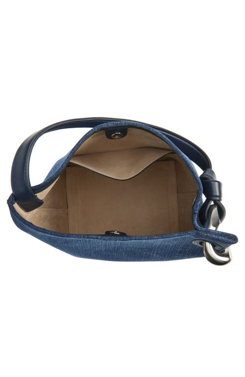 JW ANDERSON JW ANDERSON THE JWA CORNER DENIM BUCKET BAG