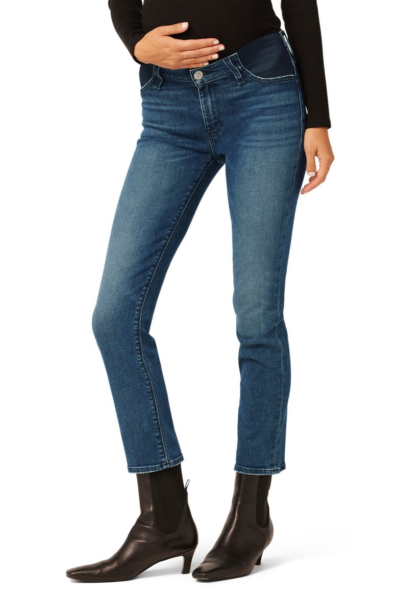 Nico Ankle Straight Leg Maternity Jeans, Main, color, HEAD OVER HEELS