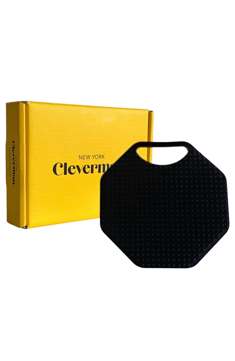 Cleverman Men's Face Scrubber, Silicone Cleansing Brush & Soft Massager, All Skin Types, Main, color, Black