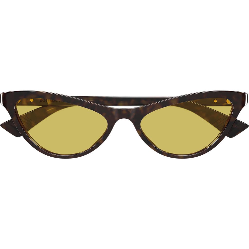 Bottega Veneta 56mm Cat Eye Sunglasses In Brown
