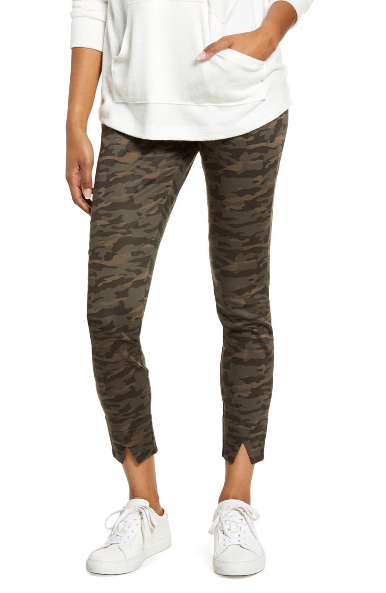 Hue Camo Sateen Leggings, Main, color, 