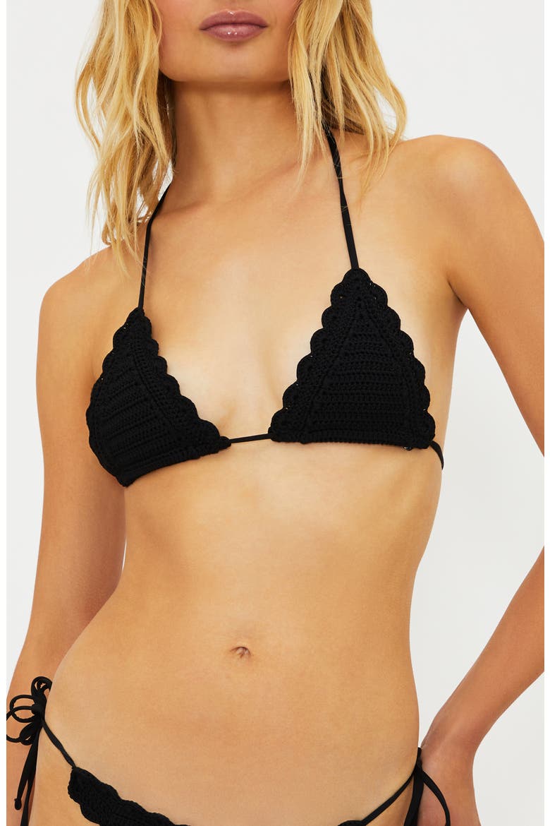 Winona Scalloped Bikini Top, Main, color, BLACK