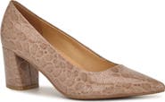 Nine West Kaylen Croc-Embossed Pump
