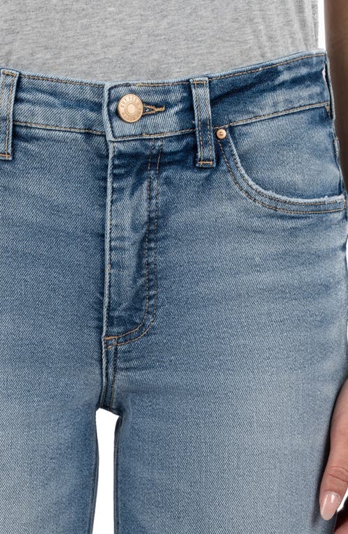 KUT FROM THE KLOTH KUT FROM THE KLOTH RACHAEL FAB AB HIGH WAIST RAW HEM CROP JEANS