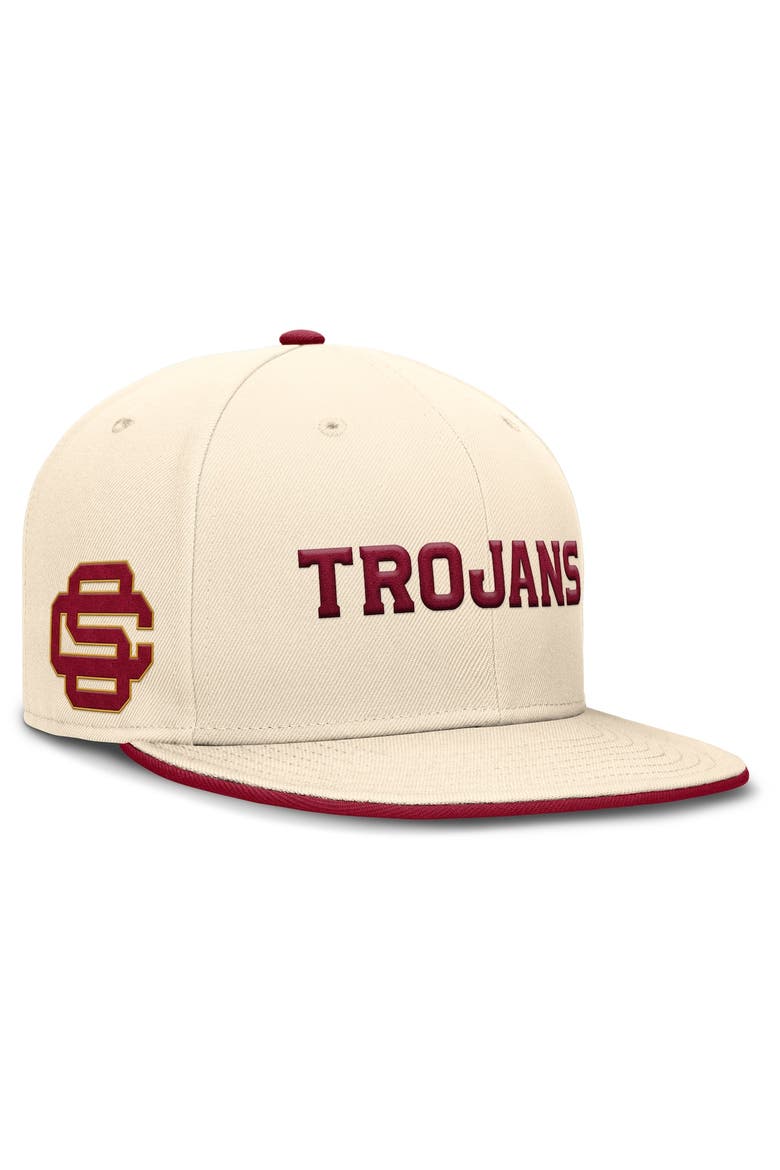 Men's Nike Natural USC Trojans 2026 Primetime Natural True Fitted Hat, Main, color, Natural