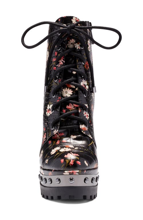 Jessica Simpson Irella Platform Combat Boot In Multi