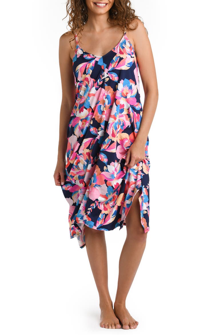 Cover-Up Scarf Dress, Main, color, INDIGO