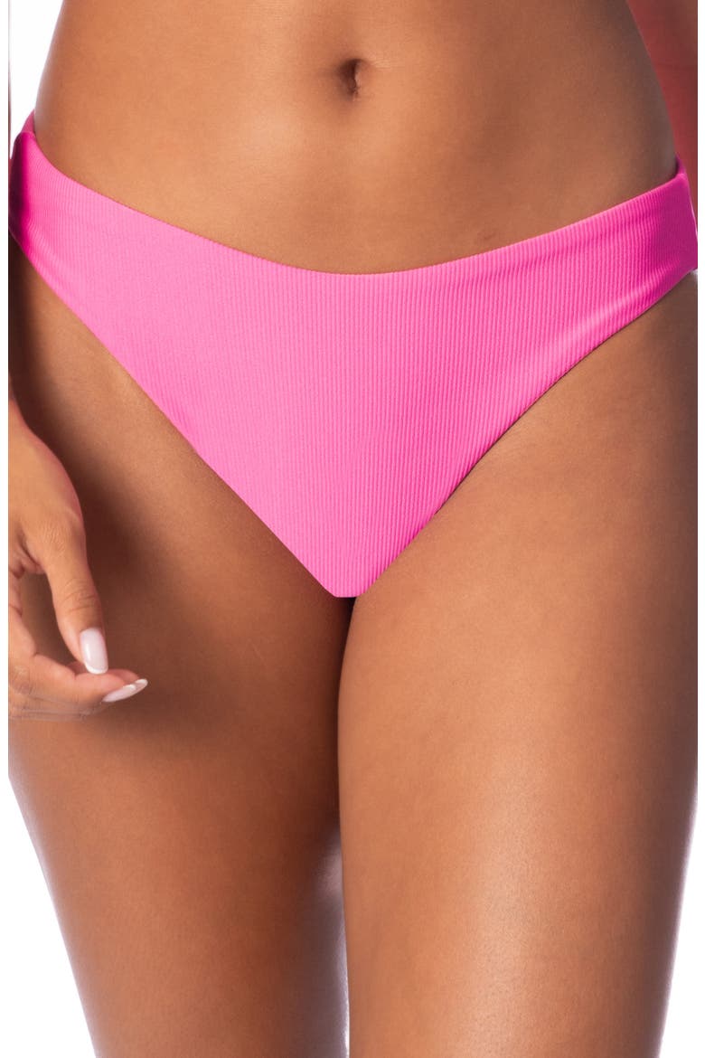 Radiant Pink Sublimity Reversible Bikini Bottoms, Main, color, PINK
